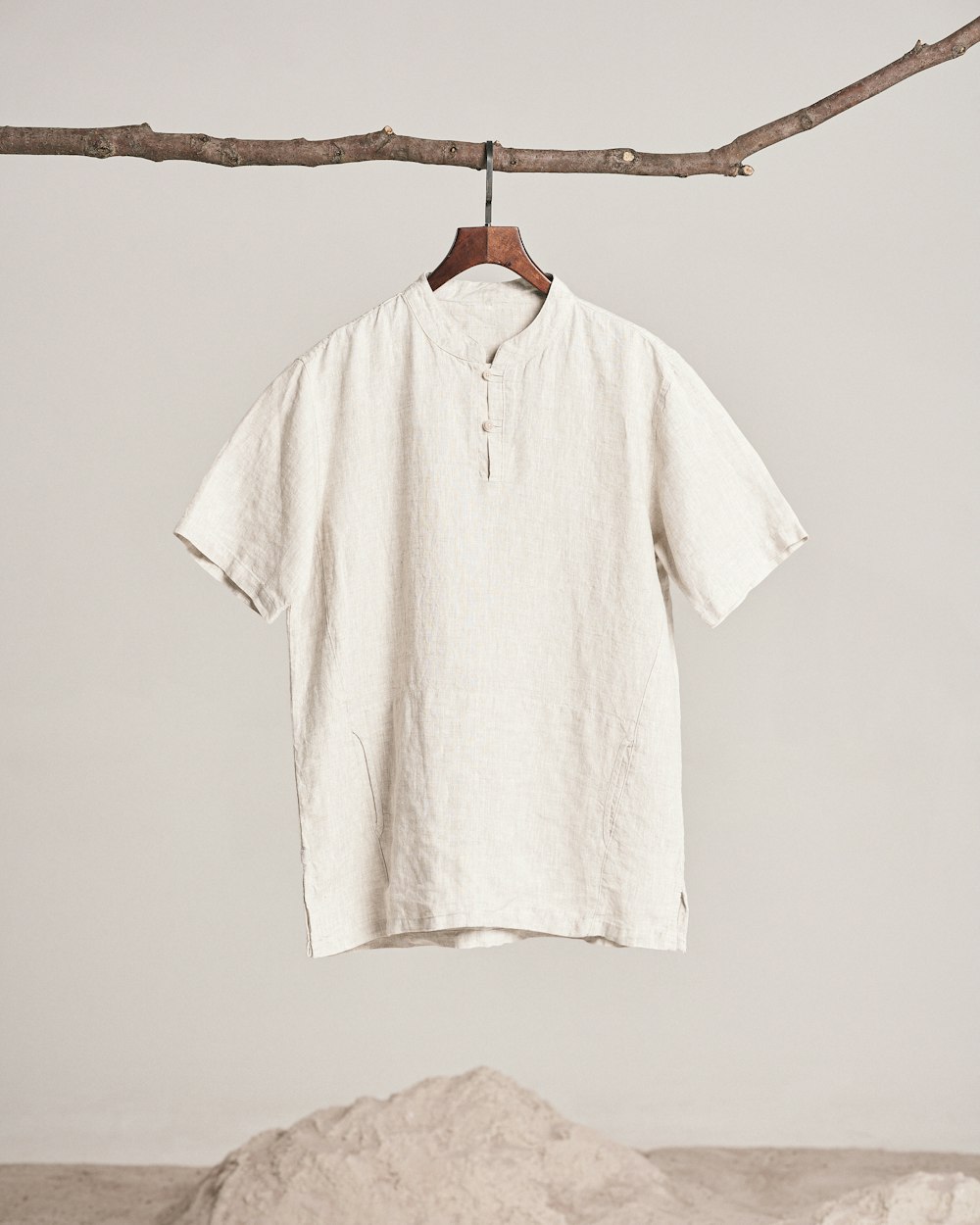 Camicia in lino bianca