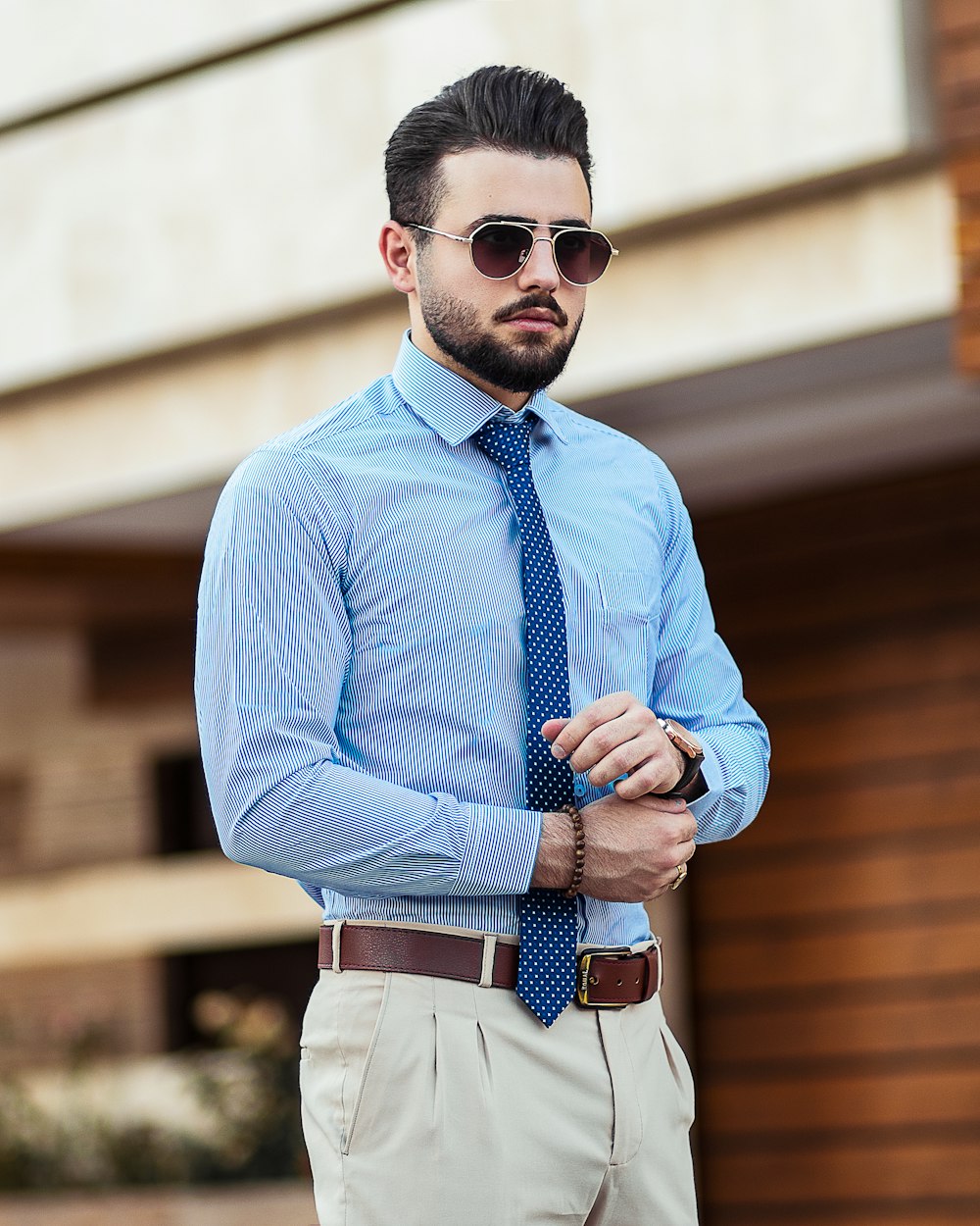 Camicia Oxford azzurra