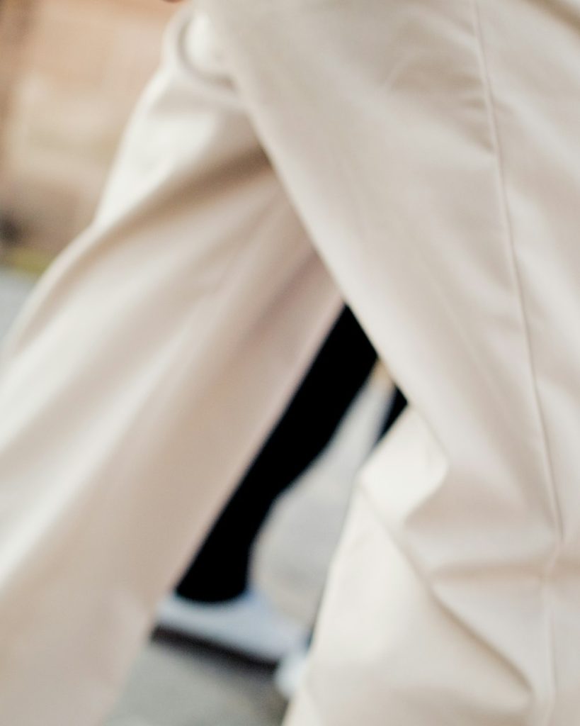 Pantaloni sartoriali in lana fresca