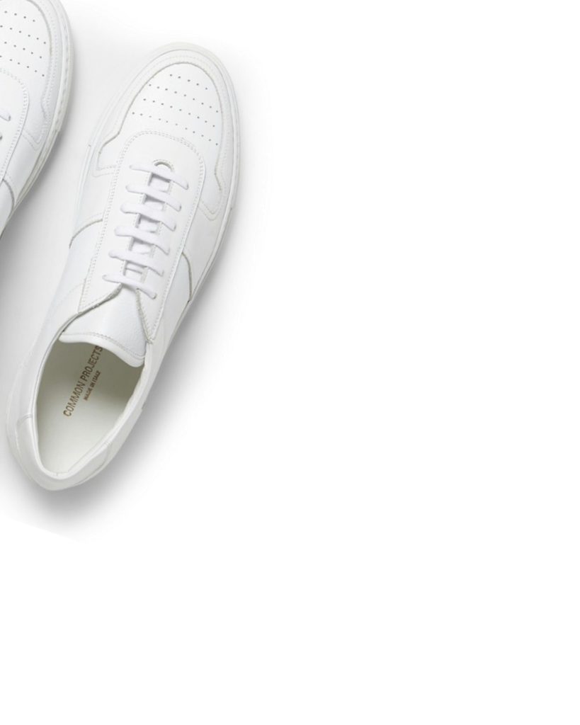 Sneaker in pelle bianca