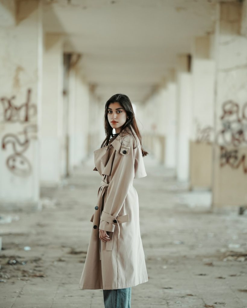 Trench classico beige
